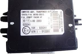 БЛОК УПРАВЛЕНИЯ ASSY TRANSPONDER TOYOTA YARIS II 89780-0D010