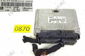 БЛОК УПРАВЛЕНИЯ ASTRA G 2 II 1.7 CDTI 0281010859 24467018
