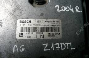 БЛОК УПРАВЛЕНИЯ ASTRA G Z17DTL 0281010859 24467018LN