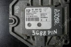 БЛОК УПРАВЛЕНИЯ ASTRA H Z18XE 55559272 5WK9443 БЕЗ КОДА