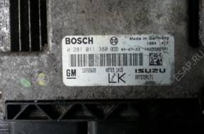 БЛОК УПРАВЛЕНИЯ ASTRA Z17DTL 0281011380 12992628LK БЕЗ КОДА