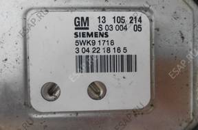 БЛОК УПРАВЛЕНИЯ ASTRA ZAFIRA   5WK91716 13105214