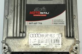 БЛОК УПРАВЛЕНИЯ  AUDI  0281015689 8 год,0907401C EDC17CP14