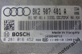 БЛОК УПРАВЛЕНИЯ   AUDI 0281016452 8K2907401A