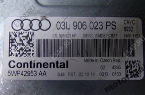 БЛОК УПРАВЛЕНИЯ AUDI 03L906023PS  5WP42953AA SIMOS PCR2.1
