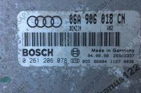 БЛОК УПРАВЛЕНИЯ AUDI 1.8 AGN 0261206078 06A906018CN