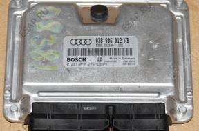 БЛОК УПРАВЛЕНИЯ Audi 1.9 TDI 038906012AB 0281010203