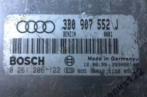 БЛОК УПРАВЛЕНИЯ AUDI 2.4 V6 ARJ/APZ 0261206122 3B0907552J