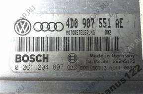 БЛОК УПРАВЛЕНИЯ AUDI 2.8 ALG/AQD 4D0907551AE 0261204807