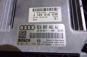 БЛОК УПРАВЛЕНИЯ AUDI 3.0TDI   ДВИГАТЕЛЕМ 8E0907401AJ