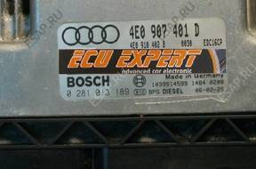 БЛОК УПРАВЛЕНИЯ AUDI 4E0907401D 4E0910402B 0281013189