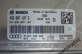БЛОК УПРАВЛЕНИЯ AUDI 4G0907107D 0203500005