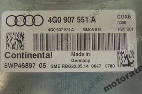 БЛОК УПРАВЛЕНИЯ AUDI 4G0907551A 5WP4689705 SIMOS8.51