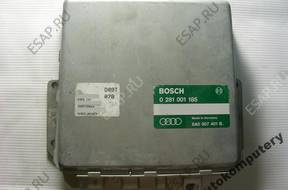 БЛОК УПРАВЛЕНИЯ AUDI 80 1.9TDI 8a0907401b 0281001185