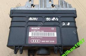 БЛОК УПРАВЛЕНИЯ AUDI 80 B4 2,0 BOSCH