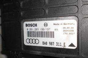 БЛОК УПРАВЛЕНИЯ AUDI 80 B4 2.0 90KM 0261 203 196/197