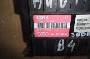 БЛОК УПРАВЛЕНИЯ   AUDI 80 B4 2.0 B 443907311C