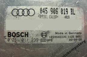 БЛОК УПРАВЛЕНИЯ AUDI A2 045906019bl 0281011239 БЕЗ КОДА