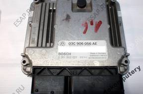 БЛОК УПРАВЛЕНИЯ AUDI A3 03c906056ae 0261s02021 +PIN