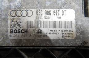 БЛОК УПРАВЛЕНИЯ   AUDI A3 03G906016DT  0281011892