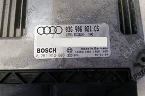 БЛОК УПРАВЛЕНИЯ AUDI A3 03g906021cs 0281012608 БЕЗ КОДА