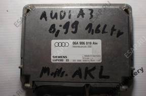 БЛОК УПРАВЛЕНИЯ AUDI A3 1.6 06a906019am 5wp438003 БЕЗ КОДА