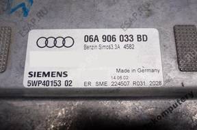 БЛОК УПРАВЛЕНИЯ AUDI A3 1.6 06a906033bd 5wp40153 БЕЗ КОДА