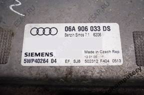 БЛОК УПРАВЛЕНИЯ AUDI A3 1.6 06a906033ds 5wp40264 БЕЗ КОДА