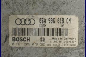 БЛОК УПРАВЛЕНИЯ AUDI A3 1.8 06A906018CN 0261206078