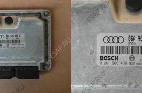 БЛОК УПРАВЛЕНИЯ AUDI A3 1.8T 0261206438 06A906032 год, CHIP