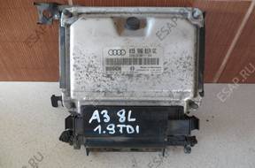 БЛОК УПРАВЛЕНИЯ AUDI A3 1.9 TDI 038906019GC 0281010892 8L