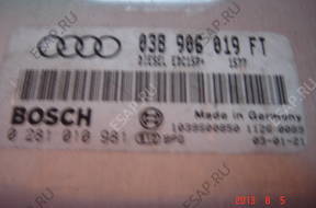 БЛОК УПРАВЛЕНИЯ AUDI A3 1.9TDI 038906019FT