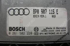 БЛОК УПРАВЛЕНИЯ AUDI A3 2.0 8p0907115e 0261s02220 + PIN