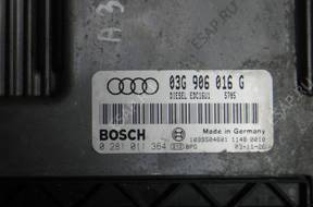 БЛОК УПРАВЛЕНИЯ audi A3 2.0 TDI  03G 906 016 G