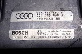 БЛОК УПРАВЛЕНИЯ AUDI A3 2.0FSI 06f906056s 0261s02014 +PIN