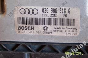 БЛОК УПРАВЛЕНИЯ AUDI A3 2.0TDI BKD 0281011364 03G906016G