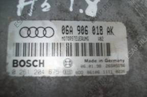 БЛОК УПРАВЛЕНИЯ   Audi A3,8L,1.8,1998 год.06A906618AK