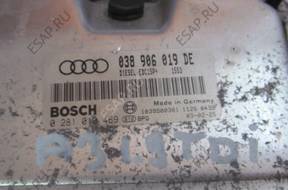 БЛОК УПРАВЛЕНИЯ AUDI A3 8L 1.9 TDI   ДВИГАТЕЛЕМ
