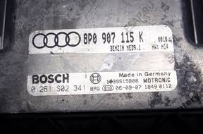 БЛОК УПРАВЛЕНИЯ AUDI A3 8p0907115k 0261s02341 +PIN