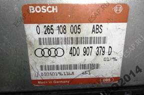 БЛОК УПРАВЛЕНИЯ   AUDI A4 0265108005 4D0907379D