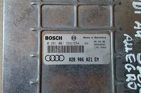 БЛОК УПРАВЛЕНИЯ   AUDI A4 0281001553/554