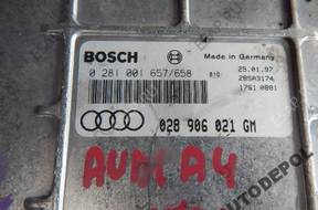 БЛОК УПРАВЛЕНИЯ   AUDI A4 0281001657 028906021GM