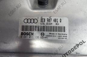 БЛОК УПРАВЛЕНИЯ   AUDI A4  0281011135 8E0907401Q