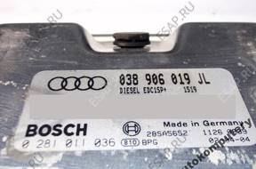 БЛОК УПРАВЛЕНИЯ AUDI A4 038906019jl 0281011036 БЕЗ КОДА