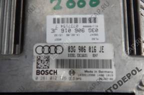 БЛОК УПРАВЛЕНИЯ   AUDI A4 03G906016JE 0281012726