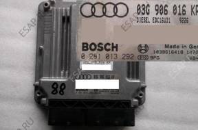 БЛОК УПРАВЛЕНИЯ AUDI A4 03g906016kp 0281013292 _88