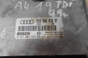 БЛОК УПРАВЛЕНИЯ AUDI A4 1,9 TDI 038906018BF 0281001765