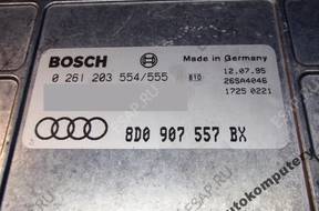 БЛОК УПРАВЛЕНИЯ AUDI A4 1.6 8d0907557bx 0261203554-555