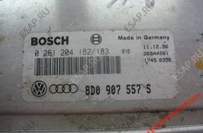 БЛОК УПРАВЛЕНИЯ AUDI A4 1.8 8D0907557S 0261204182/183