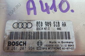 БЛОК УПРАВЛЕНИЯ AUDI A4 1.8 ECU 0261207934 8E0909518AA